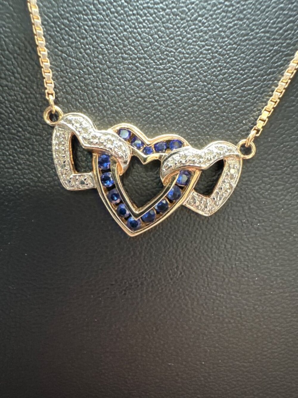 Heart-Shaped Swarovski Crystal Pendant Necklace With Gold Plating & Adjustable C